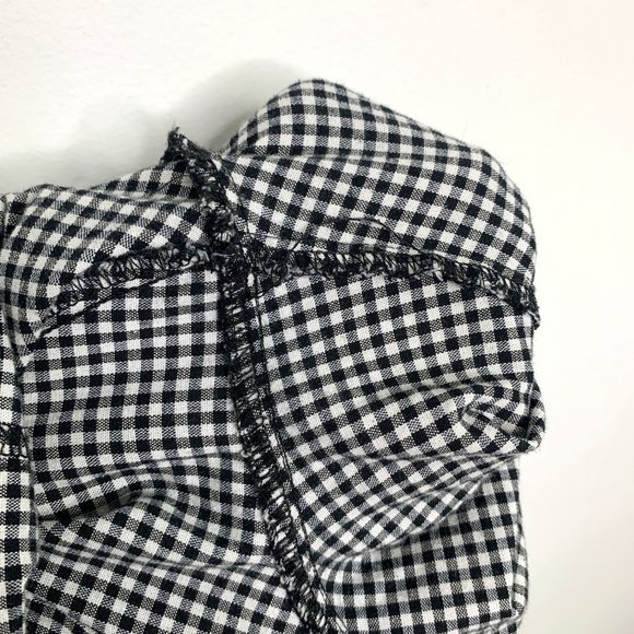 URBAN OUTFITTERS Black and‎ White Gingham Mom Pants Sz SP - Picture 11 of 11